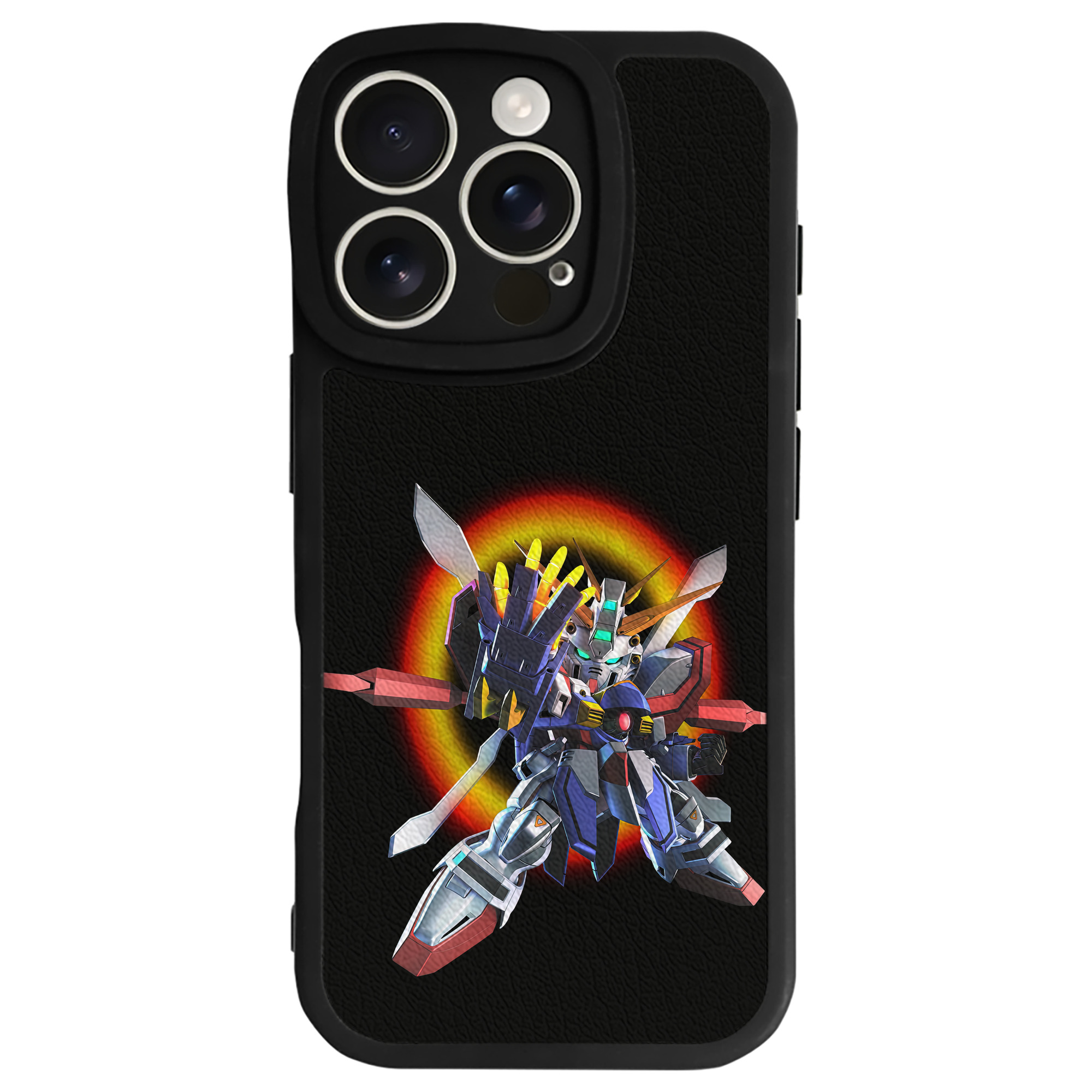 （画像用） 機動戦士ガンダム Mobile Suit Gundam 【iPhone 16シリーズ対応】シリコンスマホケース（レザー調） 材質：シリコン